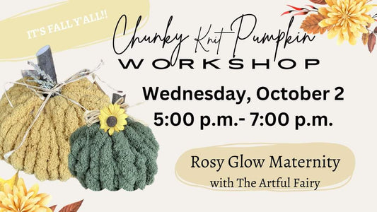 Chunky Knit Pumpkin DIY Workshop - Make & Take!