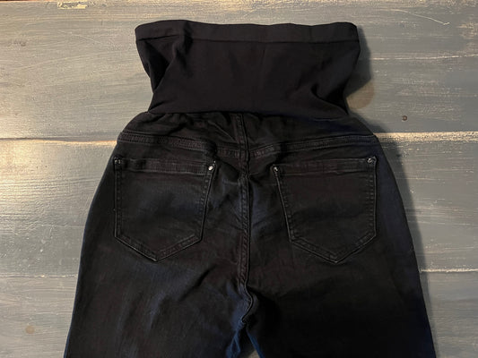 Full panel 26" skinny jeans, Black