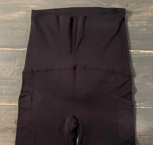 Active full panel 24" pocket leggings, Black