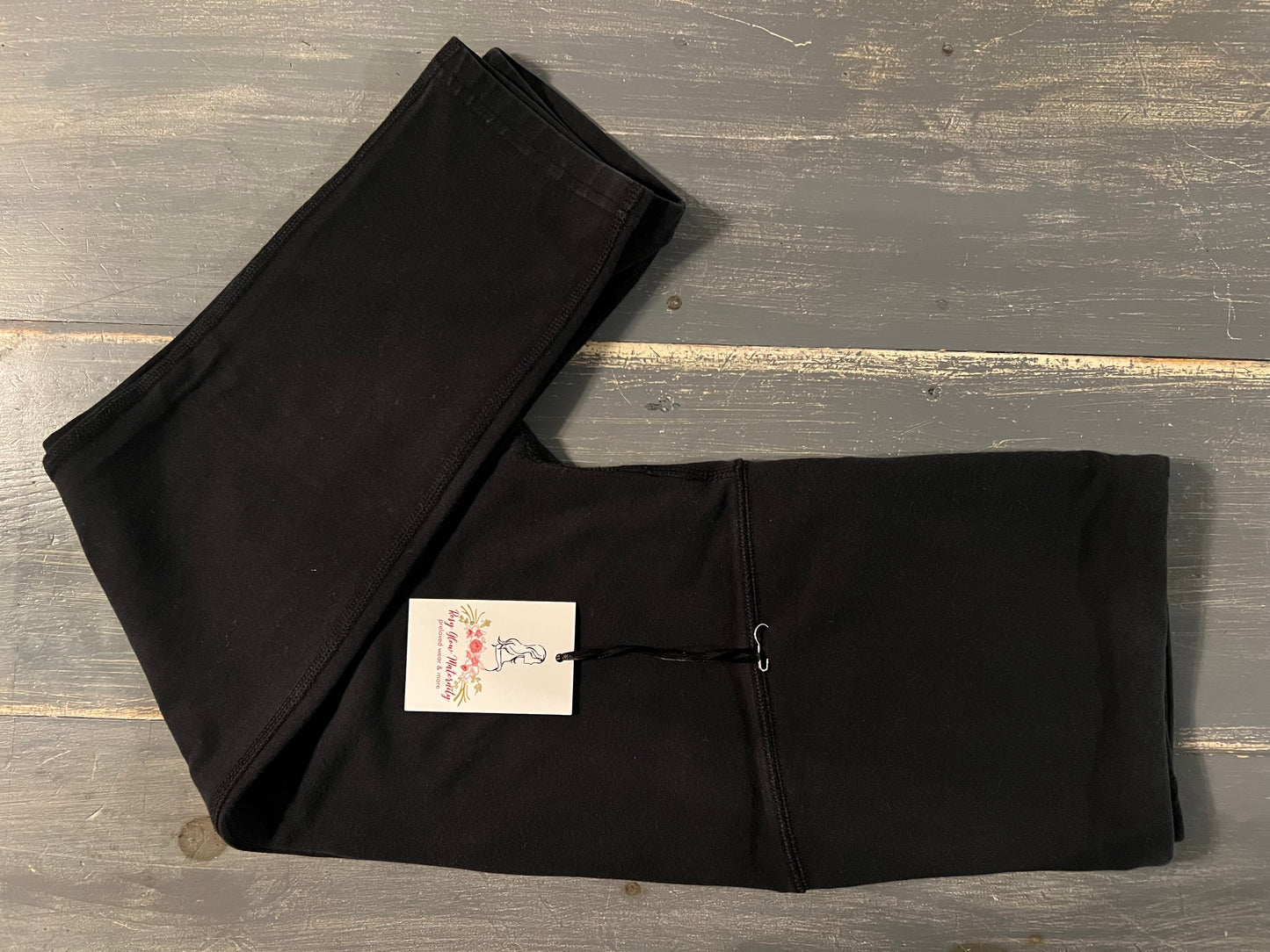 Classic full panel 19" cropped leggings, Black