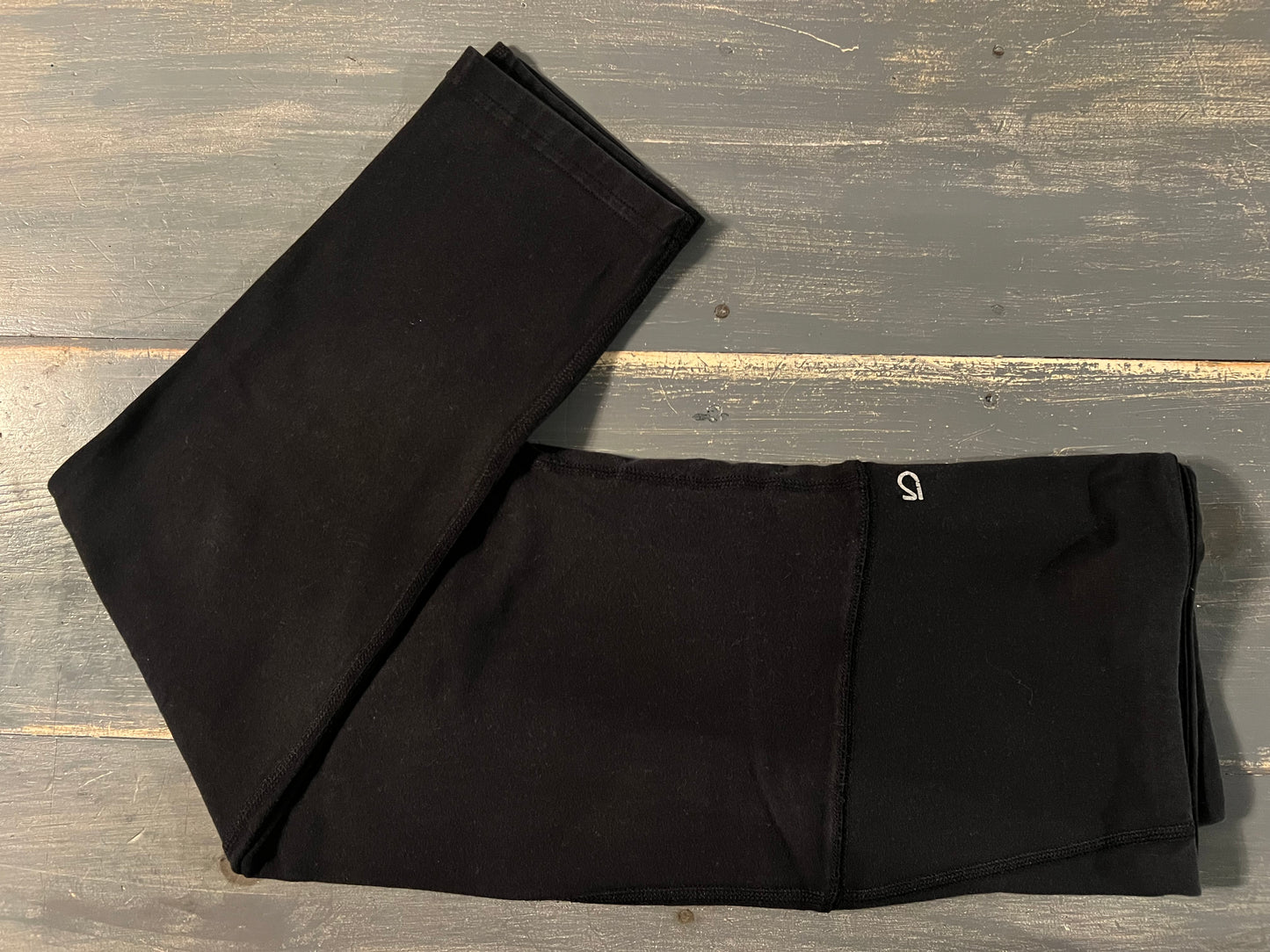 Classic full panel 19" cropped leggings, Black