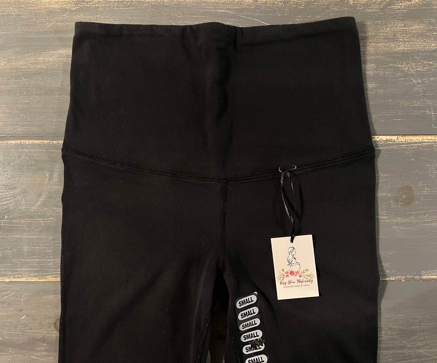 Classic full panel 19" cropped leggings, Black