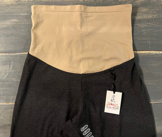 Classic full panel 28" leggings, Charcoal *brand new*