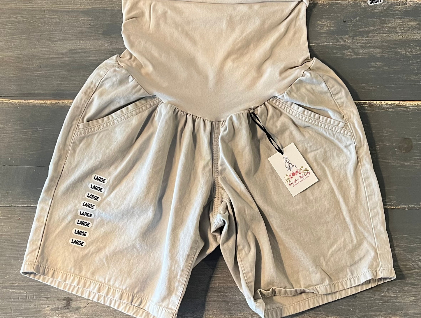 Full panel 8.5" relaxed fit shorts, Sand