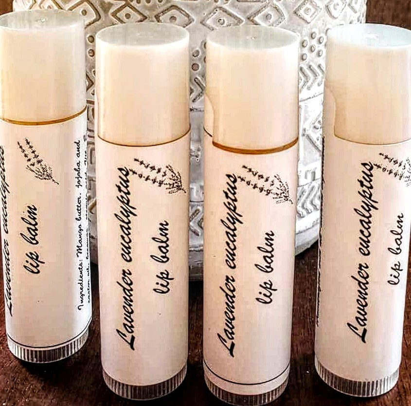 All-natural lip balm, Lavender eucalyptus