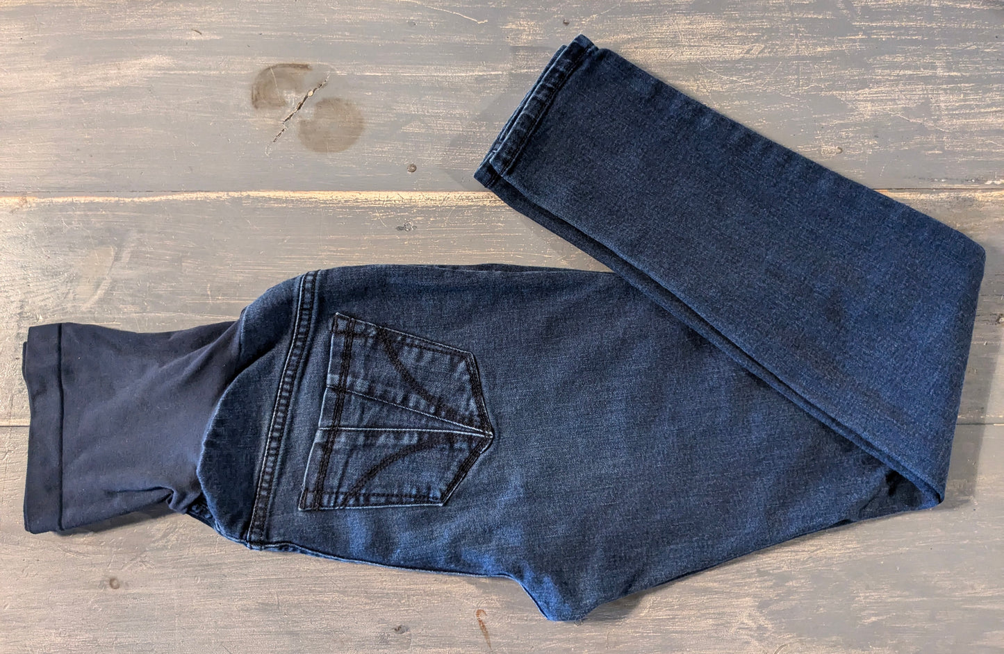 Classic full panel 28" skinny jeans, Dark wash