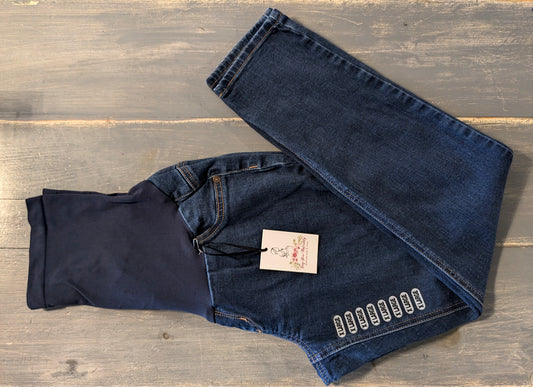 Full panel 27" skinny jeans, Dark wash