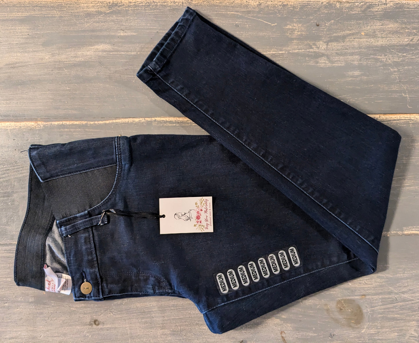 Side panels 27" skinny jeans, Multi wash