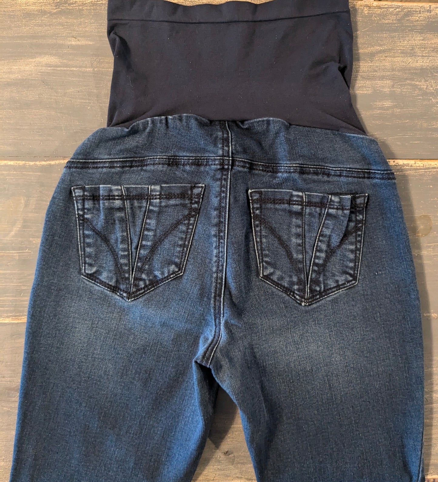 Full panel 29" skinny jeans, Dark wash