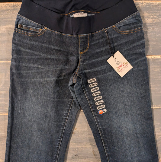 Under-belly panel 30" bootcut jeans, Multi wash