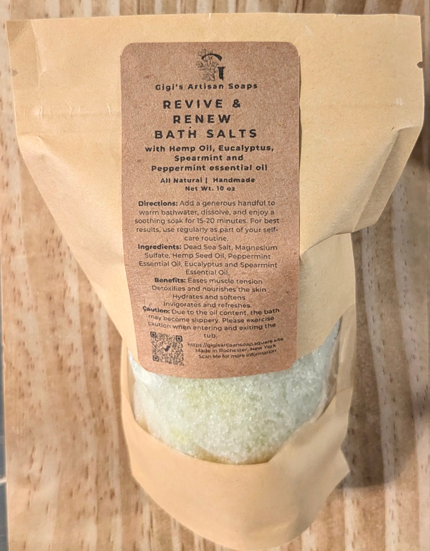 All-natural luxurious bath salts, Asst'd