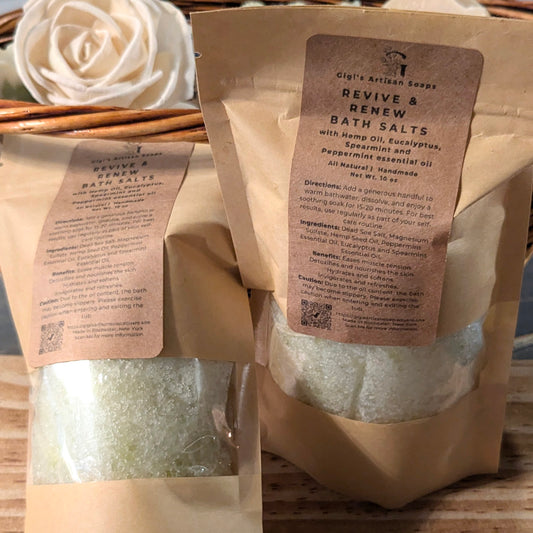 All-natural luxurious bath salts, Asst'd