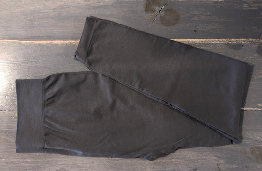 Extra cozy seamless full panel 27" leggings, Charcoal