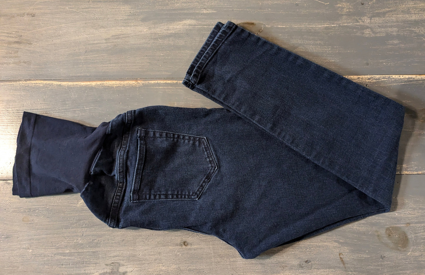 Full panel 27" skinny jeans, Dark wash