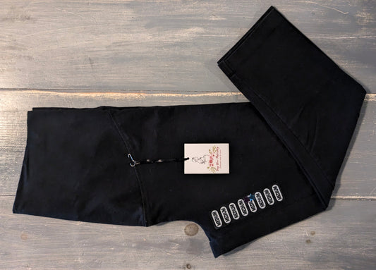 Full panel 20" cropped leggings, Black