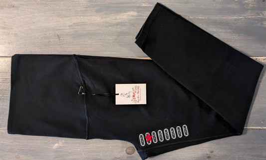 Full panel 24" leggings, Black