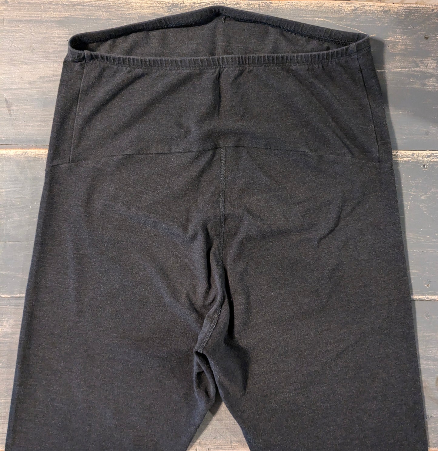 Full panel 23" cropped leggings, Charcoal