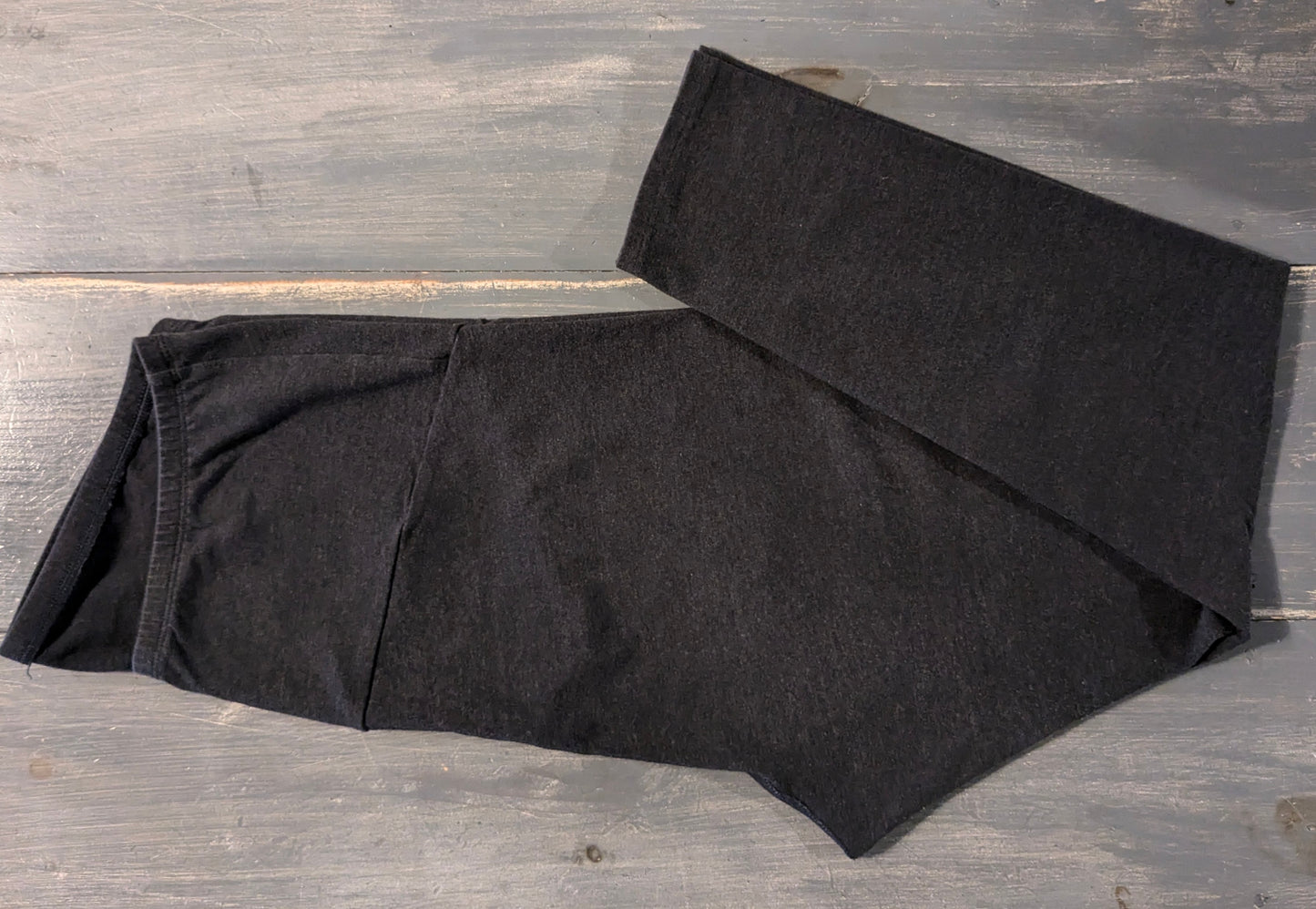 Full panel 23" cropped leggings, Charcoal