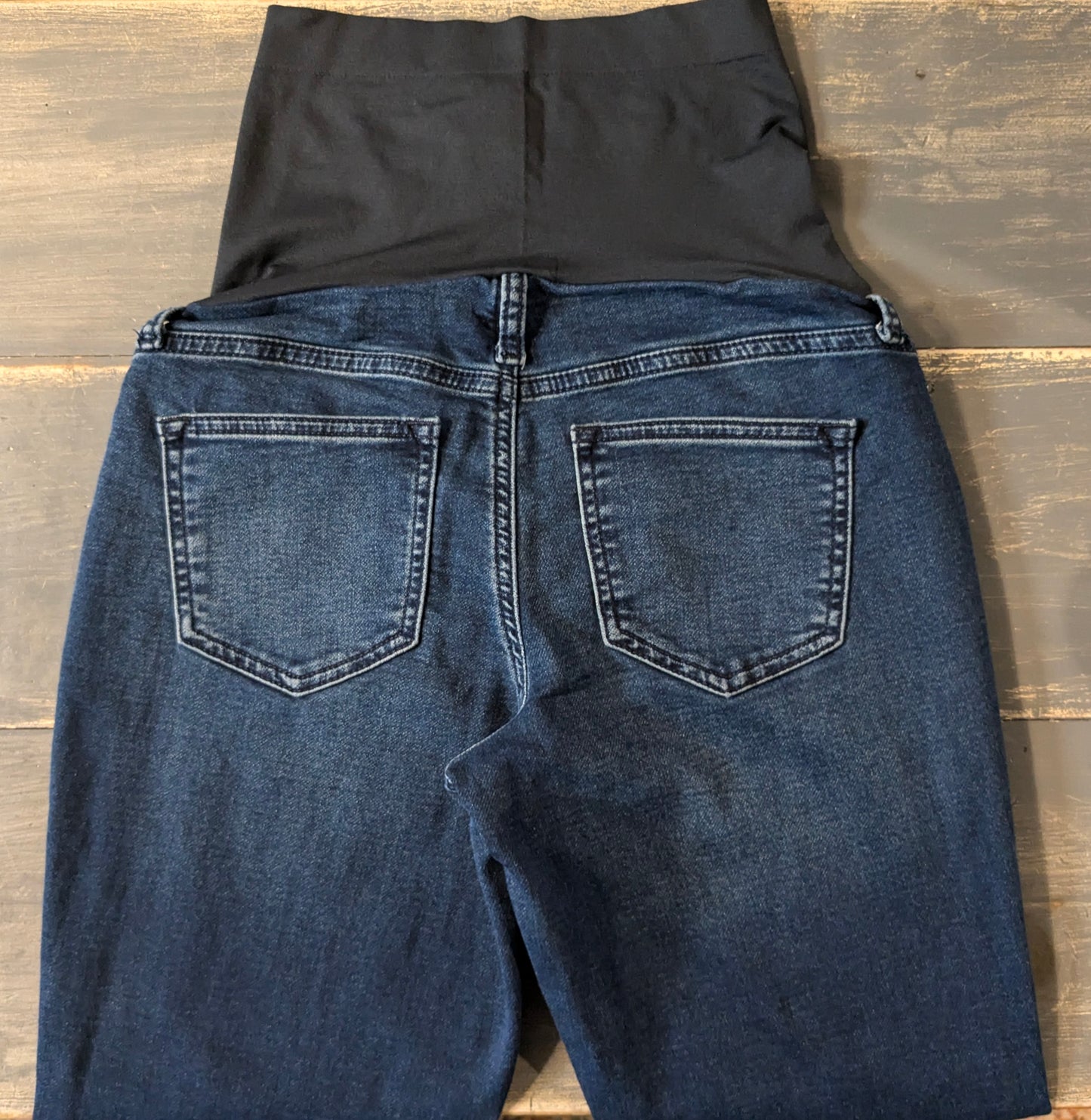 Full panel 27" skinny jeans, Dark wash