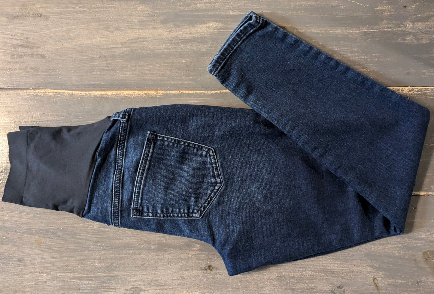 Full panel 27" skinny jeans, Dark wash