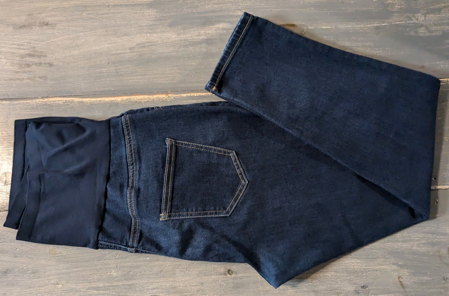 Full panel 26” skinny jeans, Dark wash