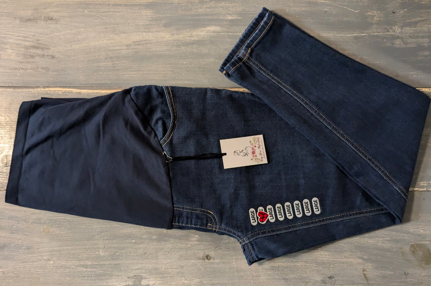 Full panel 26” skinny jeans, Dark wash