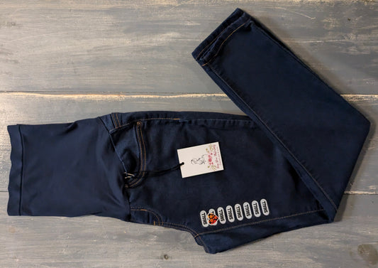 Full panel 24" skinny jeans, Dark wash